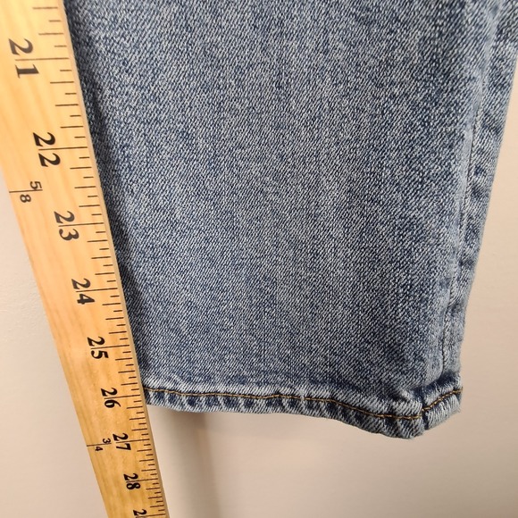 Gap Jeans Sz 26 Women's Blue Stretch‎ Denim Ladies Mid Rise Straight Medium Wash - Picture 4 of 9